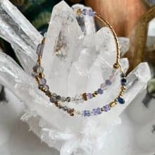 -沈睡的莎芙-天然水晶手鍊/黃銅手鍊