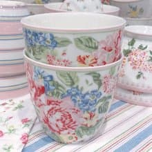 【2件7折】丹麥GreenGate Emmaline white 拿鐵杯
