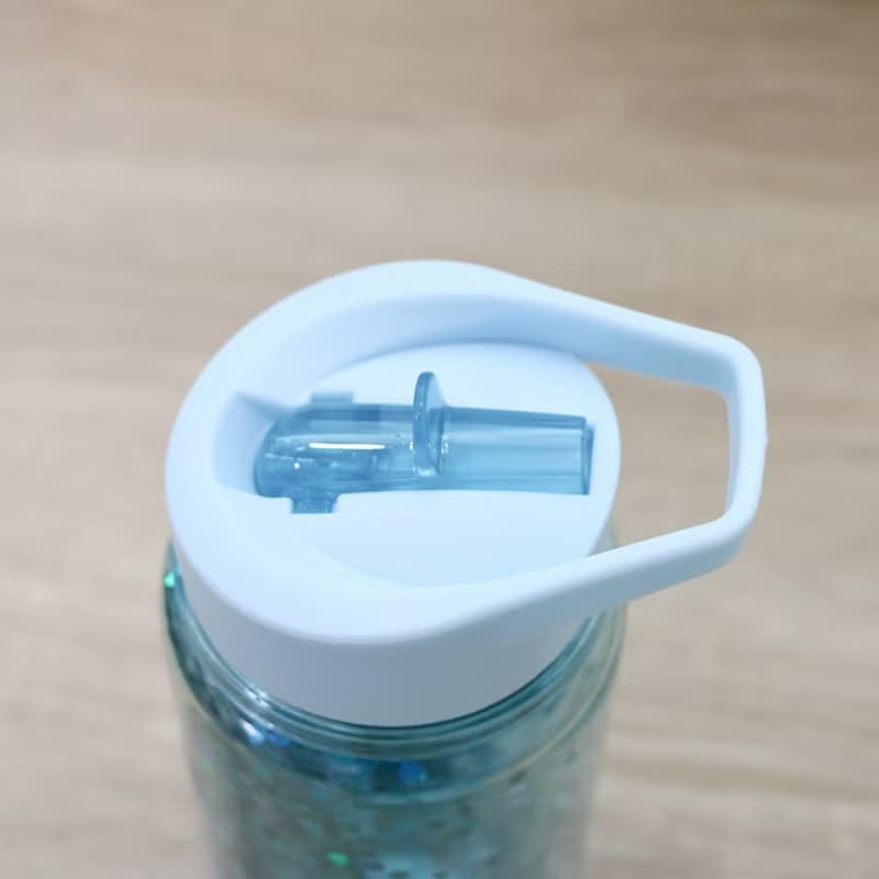 荷蘭Petit Monkey ─ 兒童水杯300(ml)-粉藍閃亮亮  杯子