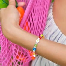 Bracelet Blossom • Beaded Jewelry • Cute Colorful Gift Beach Summer Accessories