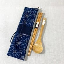 筆袋/筷套 (葉柄) (附木製筷子和湯匙) 接單生產*