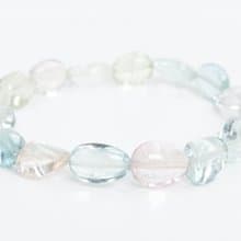 寶麗金珠寶-天然海水藍寶手鍊