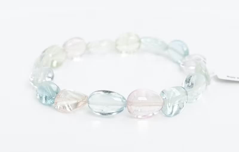 寶麗金珠寶-天然海水藍寶手鍊