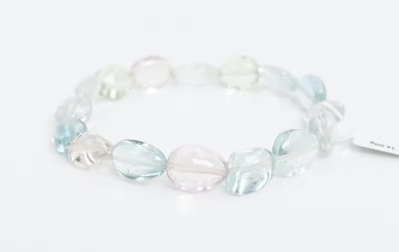 寶麗金珠寶-天然海水藍寶手鍊