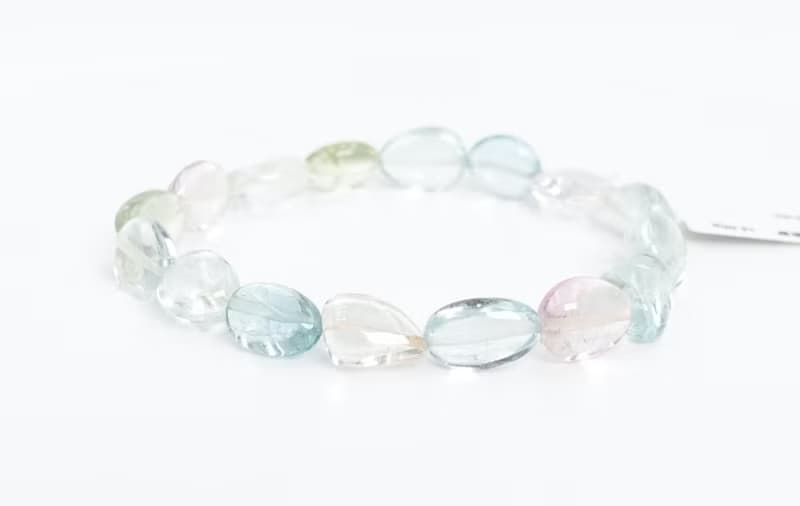 寶麗金珠寶-天然海水藍寶手鍊