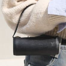 | RARE TO GO 中古 | LV EPI皮黑色小圓筒包 手提包 小袋 VINTAGE