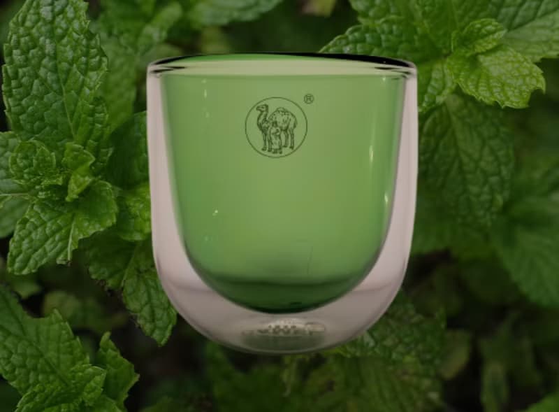 新品上市 | 駱駝牌 180ml 雙層玻璃保溫杯 綠 (LI)