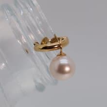 18K金 Akoya 珍珠耳夾(M)(有日本証書)18K Gold Dangling Akoya P