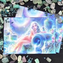 【限量明信片】寶石星座-水瓶座聖誕禮物 交換禮物