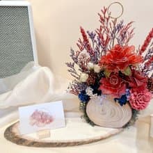 【蕓椛閣花藝手作】開幕送禮長底名片座