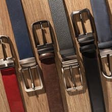 35mm 真皮打孔皮帶身 (純帶身)