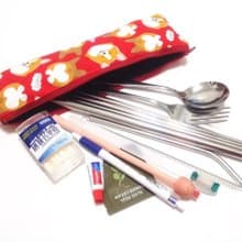 大食怪環保收納袋-科基屁屁(紅色)