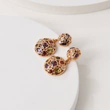 Jaipur彩鑽耳環(共2色)