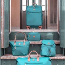 【BRIC' S】X-Bag 2合1摺疊旅行袋(中)- 藍色