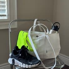 韓國 The Ally | MOLLY BAG (附化妝小包) | 運動包 | 白色