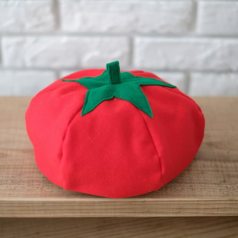 【野菜ぼうし】トマト帽子　大人用