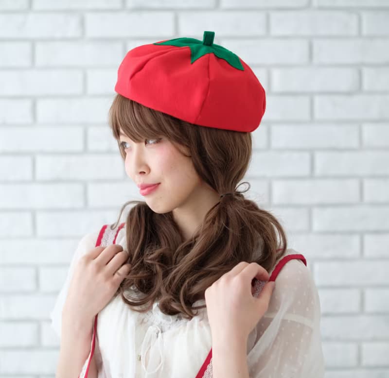 【野菜ぼうし】トマト帽子　大人用