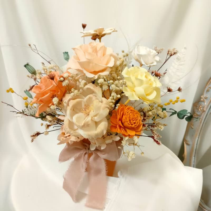 【綺思藝想】不凋花-春暖花開花盆花禮