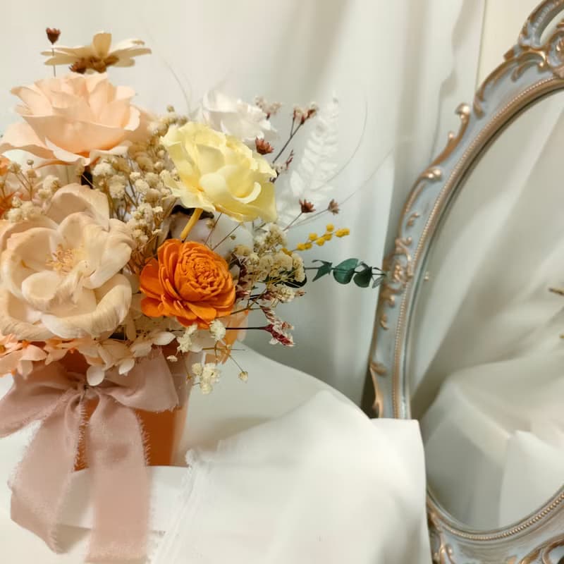 【綺思藝想】不凋花-春暖花開花盆花禮