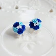 小捧花 純銀耳環/耳夾