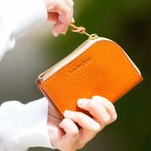 お札入れ ファスナー 財布 ミニ財布 コンパクト 革財布 レザー イタリアンレザー 革