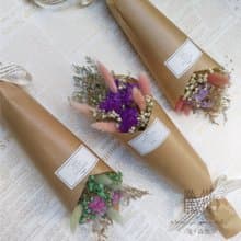 漫森態 文青風甜筒乾燥花花束