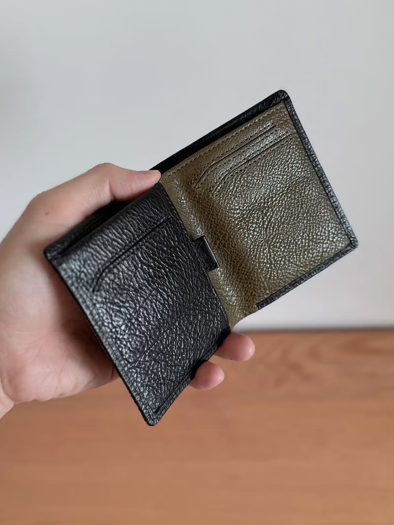 超復古抽拉式卡位 真皮情侶錢包