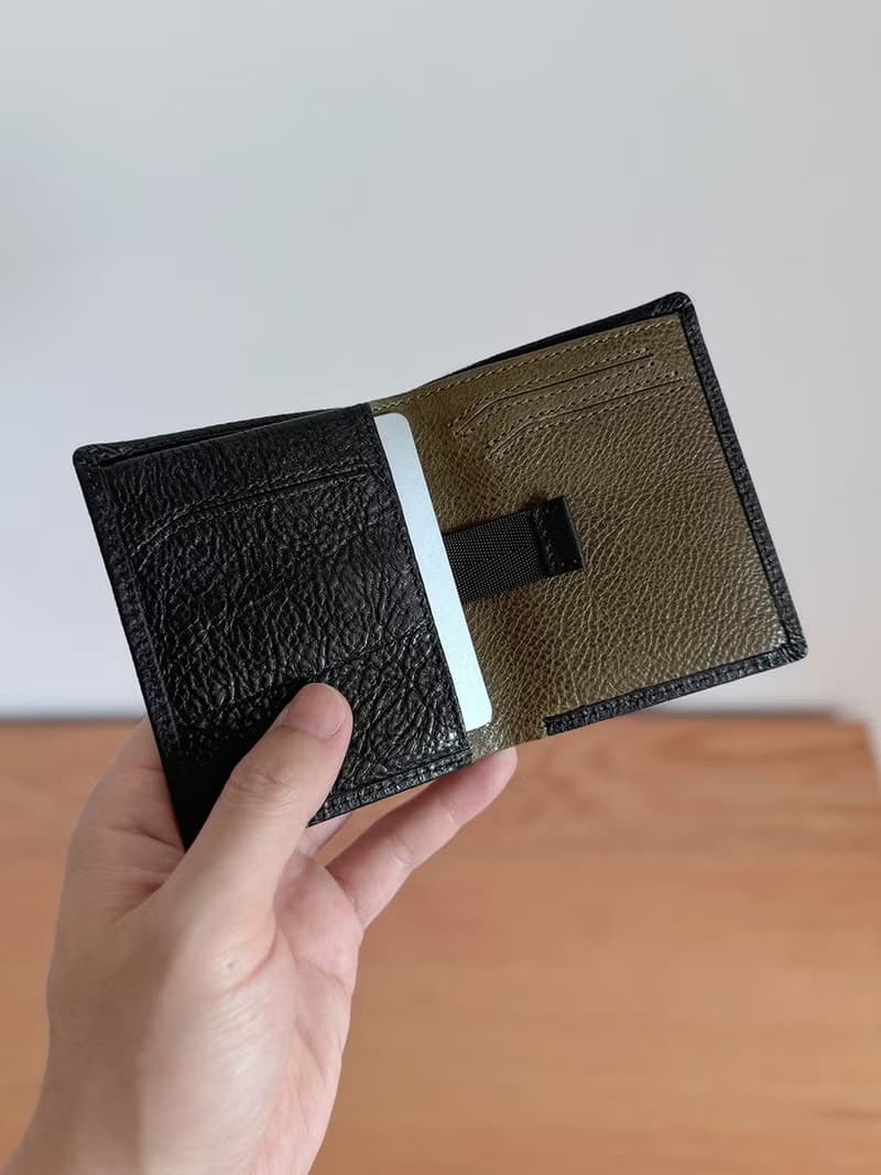 超復古抽拉式卡位 真皮情侶錢包