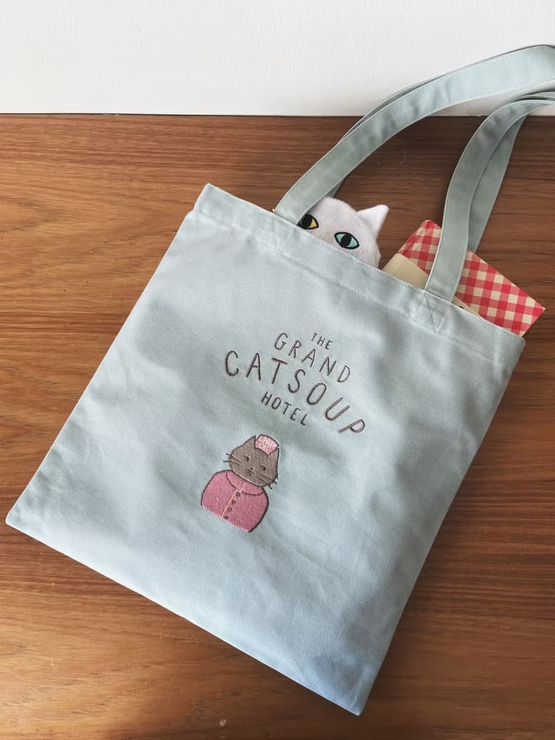 cat anderson canvas tote bag