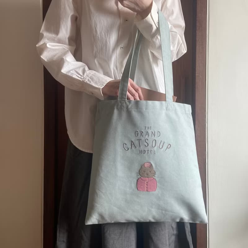 cat anderson canvas tote bag