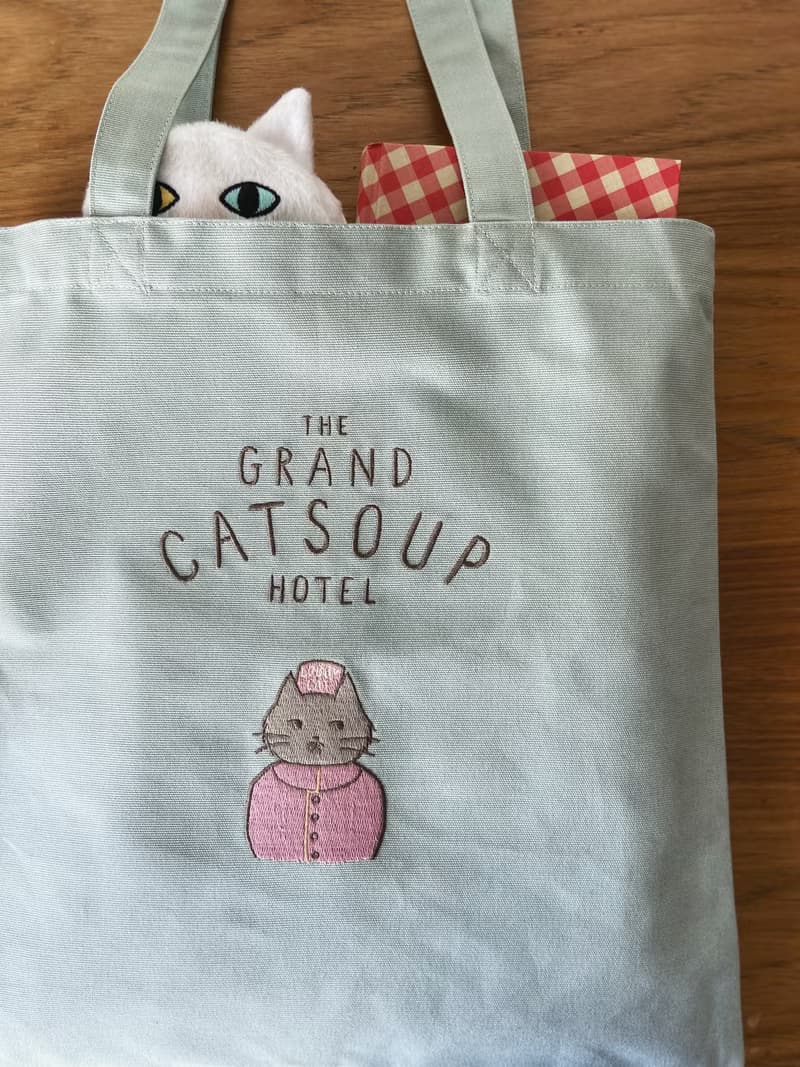cat anderson canvas tote bag