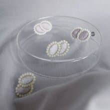雙豆・手工刺繡耳環