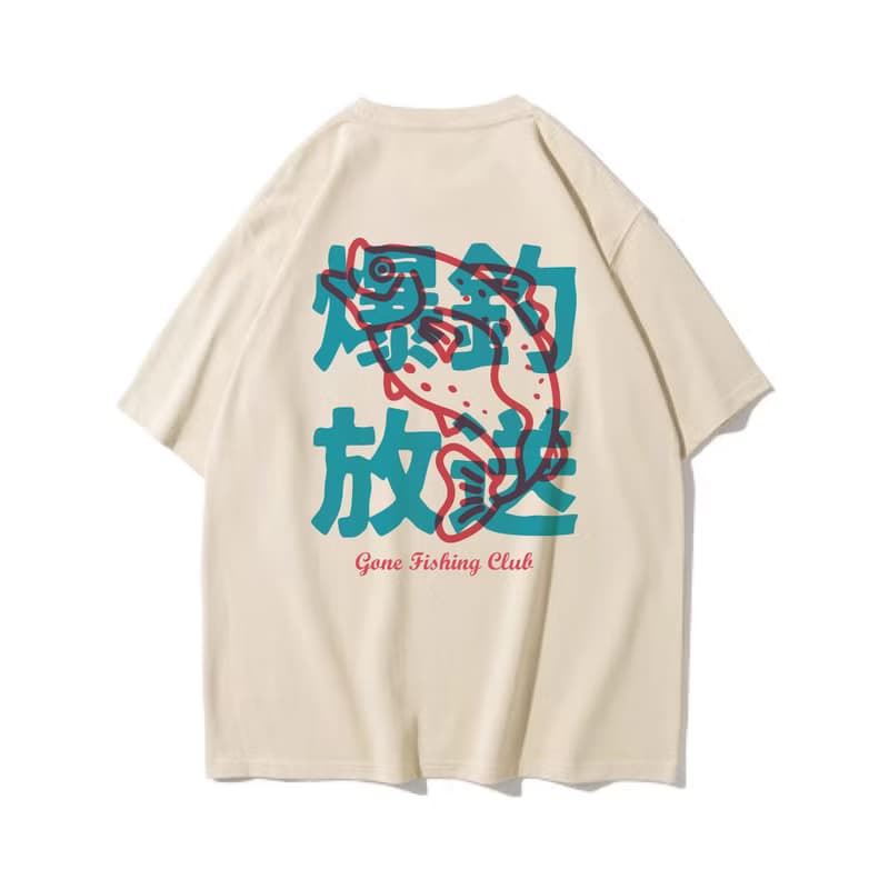 GOTCHA 爆釣 中性短袖T恤 8色男女同款 釣魚俱樂部