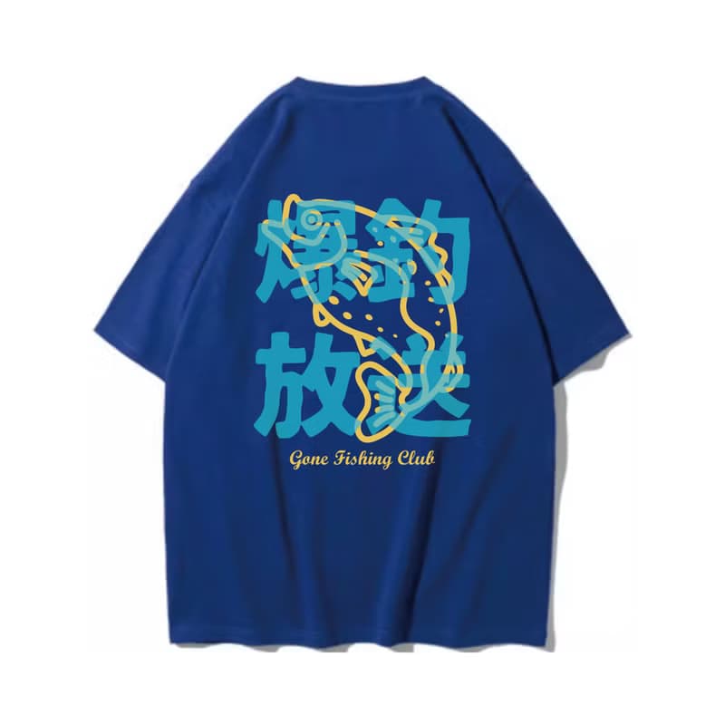 GOTCHA 爆釣 中性短袖T恤 8色男女同款 釣魚俱樂部