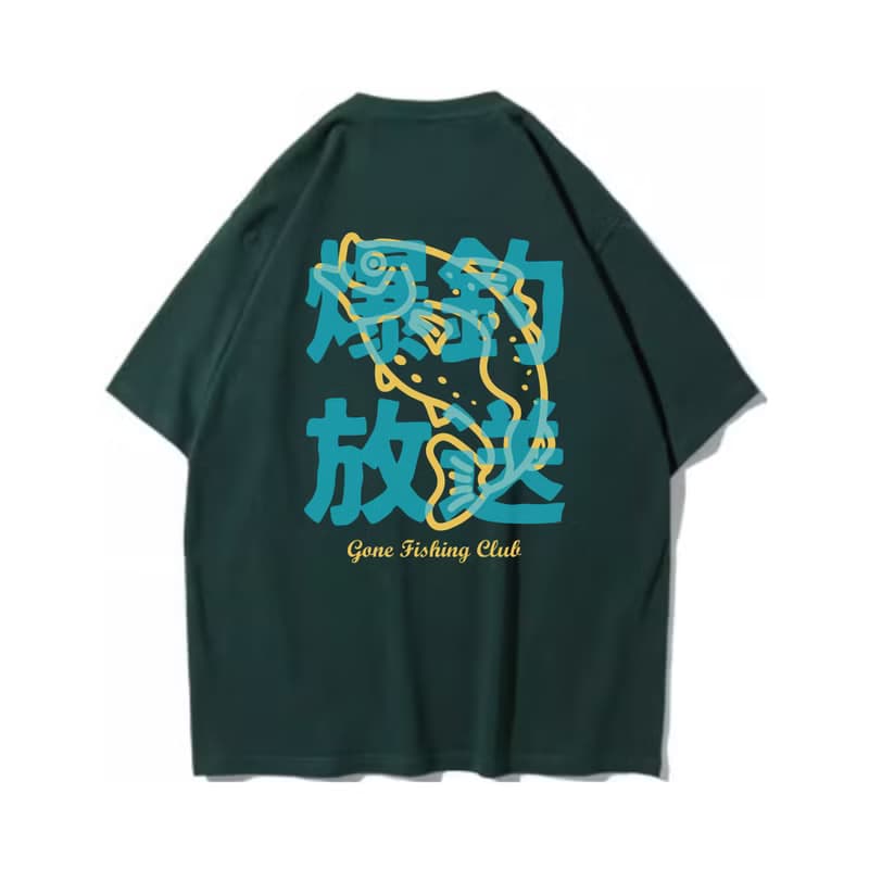 GOTCHA 爆釣 中性短袖T恤 8色男女同款 釣魚俱樂部