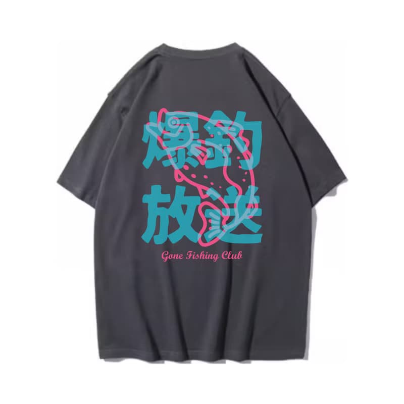 GOTCHA 爆釣 中性短袖T恤 8色男女同款 釣魚俱樂部
