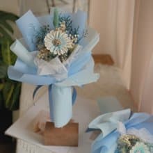 索拉小花束 四色可挑選.乾燥花束.節日.花束.結婚小物