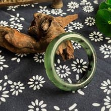 【一物一圖】天然遼寧岫玉手鐲 手鐲圈口54.7mm 正圈