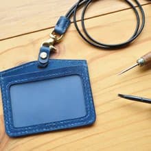 橫式皮革證件套/gogoro2 gogoro3 S2感應卡皮套-絕美藍