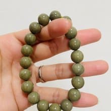 靜謐森語 茶嶼守護【抹茶森語阿拉善手串】心靈茶席/一物一拍