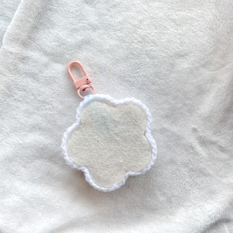 【毛神神】俄羅斯戳戳繡 花花吊飾 成品/DIY材料包