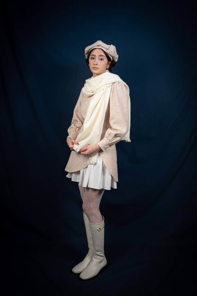 羊毛圍巾 (米白/卡其/粉/灰)