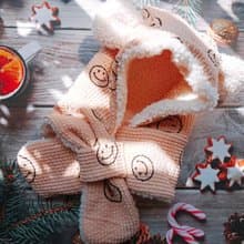 津Handmade 微笑寶寶圍巾帽/可愛熊耳帽/暖暖帽