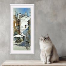 水彩畫-附畫框 | 入厝禮| 掛畫| 民宿佈置|  室內設計| 海報