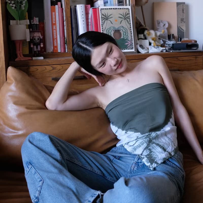 墨绿色扎染三角巾小可爱披肩 手工純棉棉绸方巾絲巾圍巾抹胸头巾