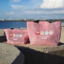 【達岡隆探吉】加厚款網眼提袋 沙灘包 沙灘提袋 網眼袋