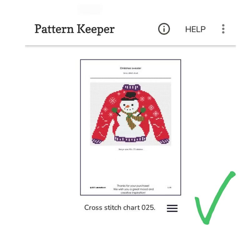 【數位】Cross stitch pattern / Christmas sweater / Cross stitch pattern Christmas