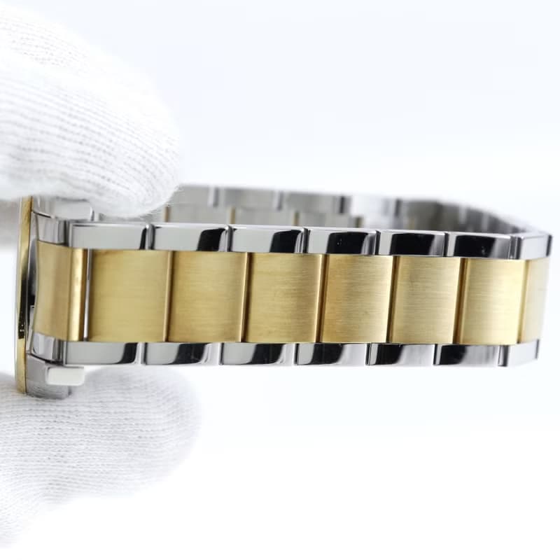 【日本直送】ティファニー TIFFANY&Co. アトラスドーム 腕時計 ゴールド&スチール シルバー/ゴールド 自動巻き 白文字盤 メンズ【中古】