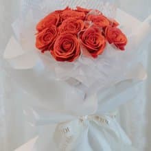 紅玫瑰花束/香皂花花束/生日花束/情人節花束/告白花束/女友花束