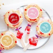 婚禮小物 Mr. & Mrs.先生小姐風格 滿滿愛 扎絲簡版 古早味麥芽餅